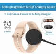 thumbnail image 3 of [1-Pack, 3.3ft] MYKOMI USB-A Charger Compatible with Samsung Galaxy Watch 7/6/6 Classic/5/5 Pro/Ultra/FE, Galaxy Watch 4/3/Active 2/Active Charger Fast Charging, 3 of 6