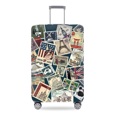 Elastic Travel Luggage Cover Travel Suitcase Protective Cover for Trunk Case Apply to most Suitcase Cover (M)