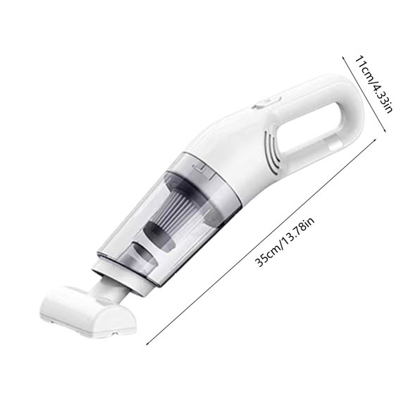 Jotiva Aspirateur à Main Sans Fil Aspiration 10000Pa 2000Mah Rechargeable pour Voiture Maison Bureau 13,78 Pouces