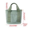 thumbnail image 2 of Small Gift Bags with Handles Fashion Canvas Bag Tote Bag Storage Bag Multi-Pocket Handbag Handle Bag Large Capacity Multi-Pocket Handbag Large Gift Bags with Handles Small Canvas Tote Bags, 2 of 9