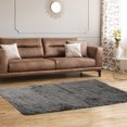thumbnail image 4 of Gymax 5 x 7 FT Faux Fur Soft Shag Area Rug Fluffy Throw Carpet Non-slip Home Grey, 4 of 10