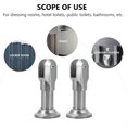 thumbnail image 2 of 2 Pcs Stainless Steel Bathroom Partition Brackets Feet Fittings, 2 of 8