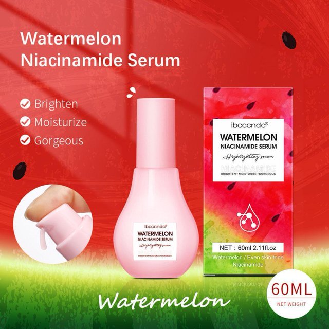 Gouttes de Rosée Éclat d'Essence de Nicotinamide en Forme d'Ampoule à la Melon D\'eau 60 ml