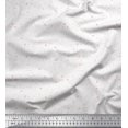 thumbnail image 1 of Soimoi White Modal Satin Fabric Brush Stroke Abstract Print Fabric by Yard 42 Inch Wide, 1 of 3