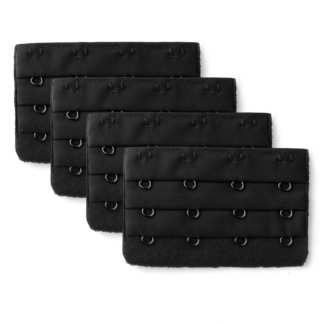 INSPIRE CHIC Women's 3 Rows 4 Hooks Bra Extenders Straps Extension