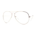 thumbnail image 3 of Iconic Tear Drop Clear Lens Metal Rim Cop Glasses Gold, 3 of 4