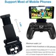 thumbnail image 3 of Pince pour Téléphone pour Manette PS4, Support de Jeu Mobile, Support/étrier Ajustable, Pince Compatible avec iPhone/iOS, Android, pour Lecture à Distance Playstation4, 3 of 6