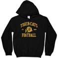 thumbnail image 1 of CFL Hamilton Tiger Cats Tiger-Cats Chandail à Capuchon de Football Noir Très Grand, 1 of 4