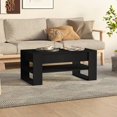 thumbnail image 1 of vidaXL Coffee Table Black 102x55x45 cm Engineered Wood, 1 of 4