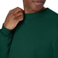 thumbnail image 4 of Hanes Mens EcoSmart Fleece Crewneck Sweatshirt, M, Deep Forest, 4 of 7