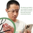 thumbnail image 2 of 4 Pcs Plastic Eye Shield Eye Patch for Eye Surgery Covering Breathable After Surgery Eye Protection,Upgrade the Elastic Band, widen and lengthen,Clear, 2 of 9