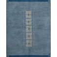 thumbnail image 1 of Ahgly Company Indoor Rectangle Abstract Cadet Blue Green Abstract Area Rugs, 2' x 5', 1 of 6