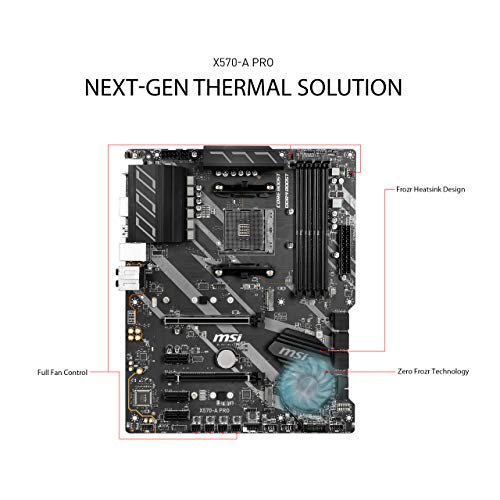 MSI X570-A PRO - Motherboard - ATX - Socket AM4 - AMD X570 Chipset