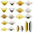 thumbnail image 2 of Abbracc 20Pcs Ball Heart Cylinder Shaped Jewelry Clasp Connector Connecting for, 2 of 9