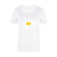 thumbnail image 4 of Pompotops Mode Femmes T-Shirt Imprimé Col Rond Manches Courtes Tee Décontracté Blouse, 4 of 4