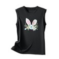 thumbnail image 4 of EGNMCR Easter T-Shirts à Imprimé pour Femmes T-Shirts Graphiques pour Femmes Chemises pour Femmes Débardeurs d'Été Décontractés Sans Manches Hauts Réguliers à Col Rond Débardeur Sans Manches à Imprimé Hauts T-Shirts pour Femmes, 4 of 5