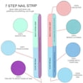 thumbnail image 3 of 12pcs 7 sides Nail File and Buffer Block Nail Buffering Files Emery Boards for Nails, 3 of 5