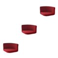 thumbnail image 4 of kurtrusly Trilateral Chair Covers Wide Application And Strong Elastic Chair Protection Made Easy Polyester Cover Chairs Decoration Wine red 3Set, 4 of 6