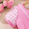 thumbnail image 4 of Timegard Baby Girls Clothes Toddler Cute Color Block Short Rompers Bag Casual Jumpsuit Summer Fashion, 4 of 8