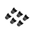 thumbnail image 4 of ZLight 6Pcs Billiard Pool Table Pockets Black Pockets Net 117mmx160mm Snooker Replacement Table, 4 of 6