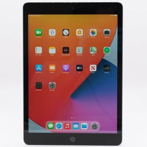 Restauré Apple Ipad 7 10.2" Apple A10 Fusion QuadCore 2.3 GHz 3GB RAM 32GB Stockage Wifi seulement Space Gris (rénové)