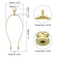 thumbnail image 2 of Uxcell Kit de Harpe pour Lampe de 11,02 Pouces avec Support d'Abat-jour à Embout Ton Or, 1 Ensemble, 2 of 6