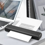 Kadlawus Portable Printer for Travel, Wireless A4 Inkless Mobile Printer, Thermal Printing Device for Laptop, Compact Printer for Office Study Home Car