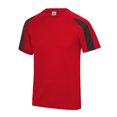 thumbnail image 1 of Just Cool T-Shirt de Sport Contrasté pour Hommes, 1 of 2
