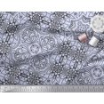 thumbnail image 2 of Soimoi Rayon Fabric Floral & Moroccan Damask Ethnic Printed Craft Fabric by The Yard 42 Inch Wide, 2 of 3