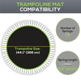 thumbnail image 4 of Soozier Replacement Trampoline Mat with 72 V-Hooks, Fits 12ft Trampoline, 4 of 10