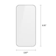 thumbnail image 5 of onn 2‑Pack Tempered Glass Screen Protectors for iPhone® 16 Plus / 15 Plus / 14 Pro Max, Standard Drop & Scratch Protection, Includes Easy Application Frame, 5 of 5