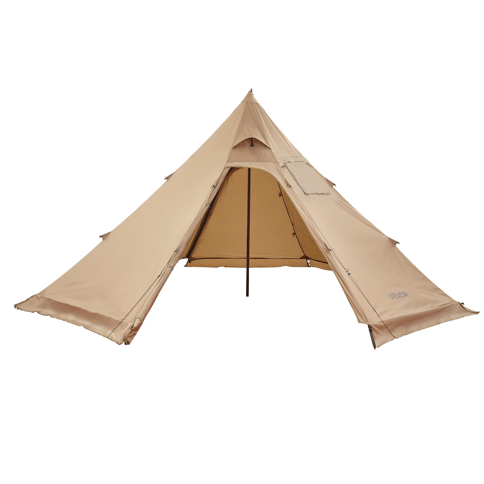 VEVOR Hot Tent for 4 Persons, Portable Winter Tipi Tent with Stove Jack, Waterproof Canvas Camping Tents,  Lightweight 4 Season Shelter Tents for Hiking Fishing Backpacking, M Size