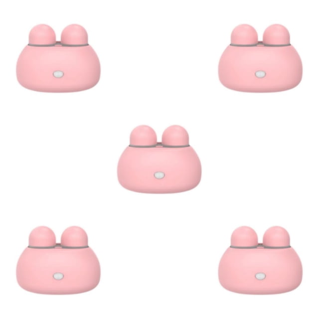 mmirethe Cute Contact Lens Container Washer Lens Battery AAA Pink 85x60x65mm 5Set