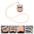 thumbnail image 3 of Mini Kalimba Pendant Thumb Piano Toy With Lanyard Portable Musical Pendant Gift, 3 of 8