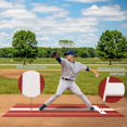 thumbnail image 4 of 10 x 3 FT Softball Pitching Mat - Anti Slip Turf Practice Mat with Integrated Pitching Mound for Indoor and Outdoor Training, 4 of 7