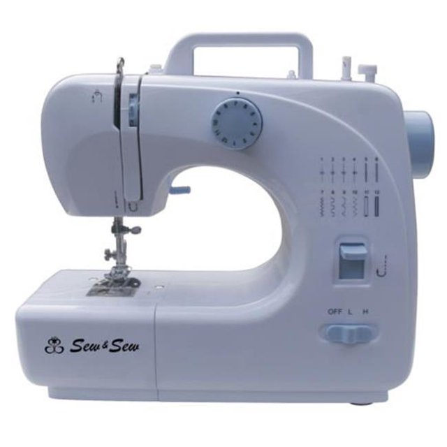 Michley SS-508 12-Stitch Desktop Mechanical Sewing Machine, Blue