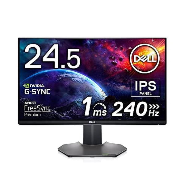 Dell 240Hz Gaming Monitor 24.5 Inch Full HD Monitor with IPS