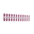 thumbnail image 1 of 1 Set Glue on Nails Medium Length Files Square Style Stick Full Cover Wraps Art Decals Artificial Beauty Tool Manicure Kit Decorations 24, 1 of 6