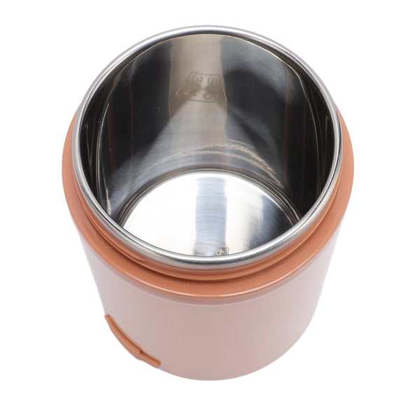 Boîte à Lunch Électrique USB, Acier Inoxydable 304 60 Degrés Celsius Température Constante Étanche 600ml Chauffe-Nourriture Portable avec Cuillère, Idéal pour Bureau, Voyage