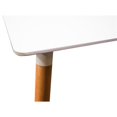 thumbnail image 2 of Best Master Mirage Modern Solid Wood Dining Table in White, 2 of 3