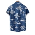 thumbnail image 4 of Styesk T-Shirts pour Hommes Col Décontracté Imprimé Manches Courtes Cardigan Mode avec Poche, 4 of 4