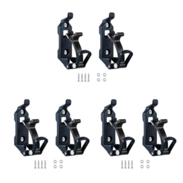 maskred 2PCS Mount For Roof Rack Mount Mount Accessories Wall Mounting Brackets For Roof Rack Truck Boats Black 3Set