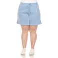thumbnail image 1 of White Mark Short en Molleton Longline Extensible à Taille Haute pour Femmes, 1 of 5