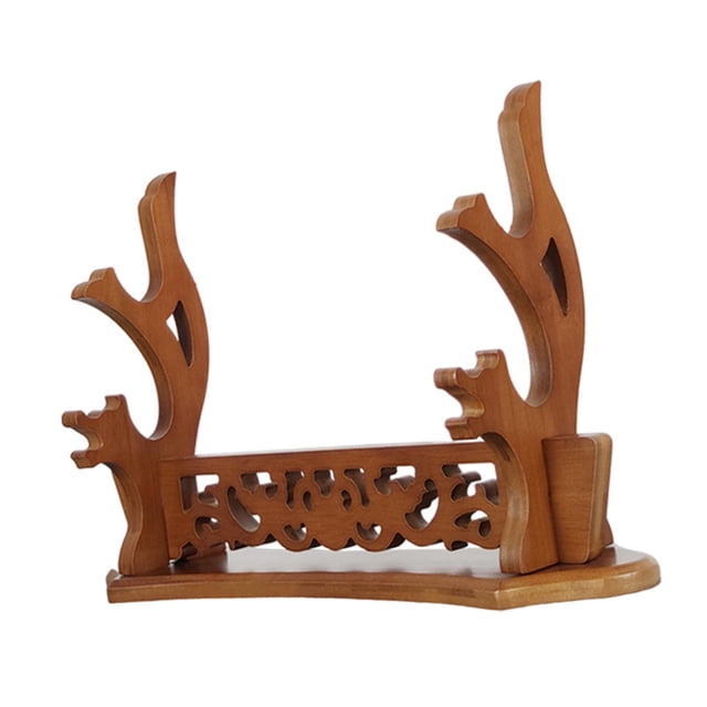 Milaget Stand Decoration Tanto Holder for Medieval s Samurai Flutes 2 Layer