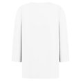 thumbnail image 5 of Timegard Tops for Women Long Sleeve Notched V-Neck Button Shirts Solid Color Fall Casual Loose Comfy Tops, 5 of 5