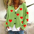 thumbnail image 1 of LOVZFMLL Cardigan for Women‘s Casual Cardigan Button Printed Fashion Jacket Coat, 1 of 4