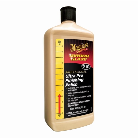 Meguiars Polishing Compound M21032 Mirror Glaze; Liquid; White; 32 Ounce Bottle; Single
