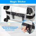 thumbnail image 4 of Unique Bargains 3Pcs Luggage Covers, 20 24 28 Inch Waterproof PVC Suitcase Cover Protectors, Silver-grey, 4 of 6