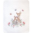 thumbnail image 2 of Janlynn Stamped Quilt Cross Stitch Kit 34"X43"-Baby Deer-Stitched In Floss, 2 of 2