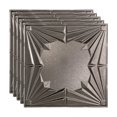 thumbnail image 1 of Fasade Art Deco Vinyl 2ft x 2ft Lay-In Ceiling Panel Galvanized Steel 5 Pack, 1 of 5